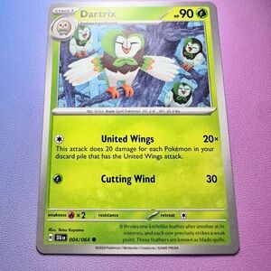 dartrix - 004/064 (common) — pokemon: shrouded fable